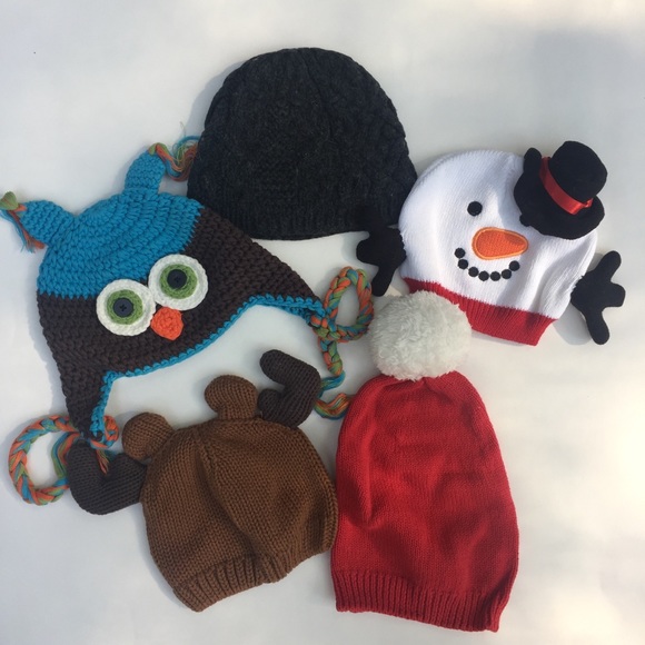 New So Dorable Baby Girl’s Brown Knit MONKEY Beanie Hat Sz 0-6 Months
